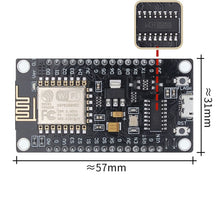 Load image into Gallery viewer, Wireless module CH340/CP2102 NodeMcu V3 V2 Lua WIFI Internet of Things development board based ESP8266 ESP-12E with pcb Antenna
